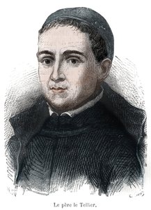 Porträt von Père Le Tellier von Unknown artist