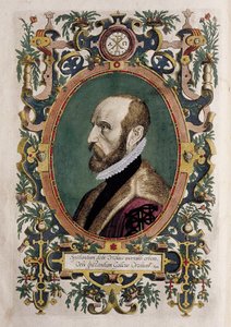 Porträt des Kartographen Abraham Ortelius (Farbstich) von Unknown artist