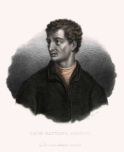 Porträt des Philosophen und italienischen Humanisten Leon Battista Alberti (1406-1472)