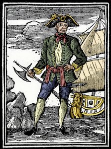 Porträt des Piraten Edward England von Unknown artist