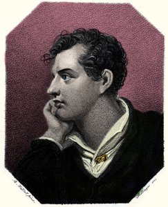 Porträt des Dichters George Gordon Byron (1788-1824)