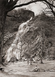 Powerscourt-Wasserfall, Irland von Unknown artist