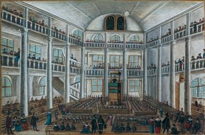 Protestantische Kirche von Charenton, aus Liber Amicorum, Spira von Unknown artist