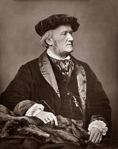 Richard Wagner (1813-1883), deutscher Komponist. Porträtfoto von Unknown artist