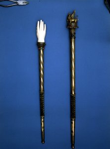 Zepter verwendet (die Hand der Gerechtigkeit) für die Krönung von Napoleon, König von Italien von Unknown artist