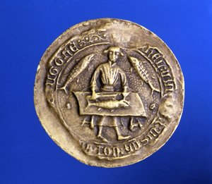 Siegel der Flandern-Korporation. 15. Jahrhundert. Paris. Nationalarchiv.