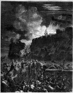 Siebenjähriger Krieg - Angriff und Eroberung von Port Mahon auf der Insel Menorca, 29. Juni von Unknown artist