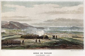 Belagerung von Toulon August-Dezember 1793 - in „Die Seeschlachten Napoleons“ von Unknown artist