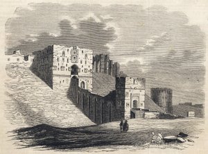 Syrien: die Stadt Aleppo im 19. Jahrhundert - Zitadelle - Aleppo in Syrien - 1864 von Unknown artist