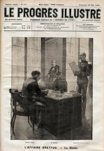 Der Dreyfus-Fall - Der Brief, der Alfred Dreyfus am 15. Oktober diktiert wurde von Unknown artist