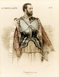 Tamberlick als Otello von Rossini Enrico Tamberlik (Druck) von Unknown artist