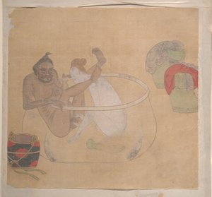 Tartaroffizier mit blonder Dame