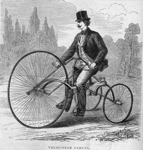 Das amerikanische Velociped von Isaac Samuel. 1869