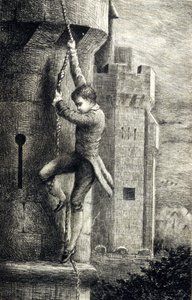 Die Kartause von Parma von Stendhal. Gravur aus dem 19. Jahrhundert