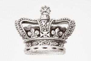 Die Krone Englands, veröffentlicht 1820 (Druck)