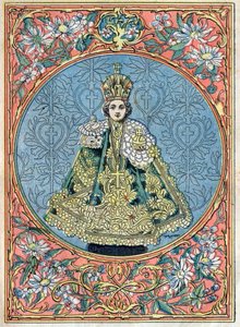 Das Jesuskind von Prag - Illustration aus dem späten 19. Jahrhundert