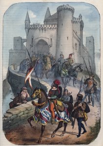 Die Lombarden brechen am Ende des 11. Jahrhunderts zum ersten Kreuzzug auf von Unknown artist