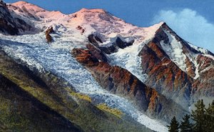 Die Mont-Blanc-Kette vom Le Brevent, Chamonix