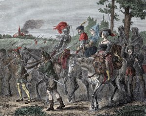 Der Aufstand der Bauern - Bauernkrieg (1524-1526): religiöse Aufstände (protestantische Reform), wirtschaftliche und soziale in Deutschland, Schweiz und Elsass-Lothringen