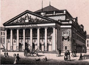 Das Königliche Theater in Brüssel, Belgien in „Die Welt illustriert 168 Ansichten“ ohne Datum (spätes 19. Jahrhundert)