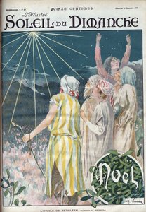 Der Stern von Bethlehem. Gravur in „The Sun-of-Sunday“, 26. Dezember