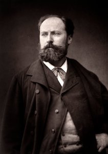 Der Künstler Henri-Paul Motto fotografiert anlässlich des Pariser Salons 1881 von Unknown