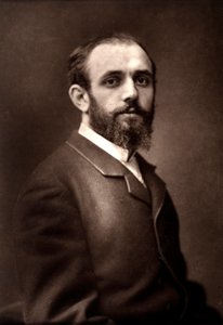 Der Künstler Norbert Goeneutte aufgenommen anlässlich des Pariser Salons 1881 von Unknown