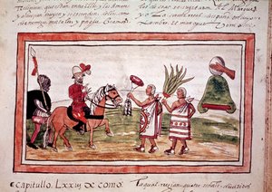 Die Eroberung Mexikos durch den spanischen Konquistador Hernando Cortes