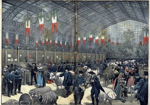 Der allgemeine Landwirtschaftswettbewerb von Paris - 14. März von Unknown artist
