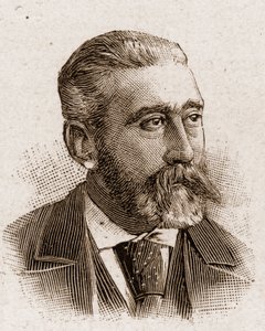 Mitglieder der Académie Française im Jahr 1895: Porträt von José-Maria de Heredia