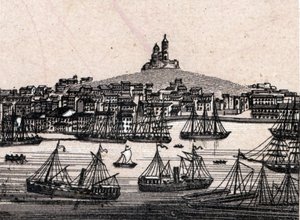 Der alte Hafen von Marseille in „Die Welt illustriert 168 Ansichten“