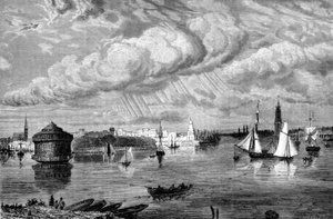 Der Hafen von New York um 1860 von Unknown artist