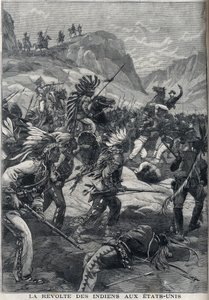 Die Indianer-Revolte aus Nord-Minnesota in den Vereinigten Staaten im Jahr 1898