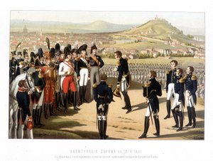 Die Kapitulation von Paris: Russische Armee in Paris
