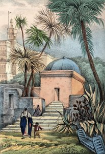 Gräber der maurischen Einwohner von Algier auf einem Friedhof von Bab-el-Oued von Unknown artist