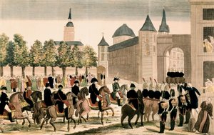 Triumphaler Einzug von Napoleons Truppen in Madrid, 4. Dezember 1808 von Unknown artist