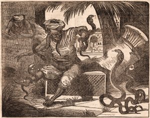 Zwei indische Schlangenbeschwörer von Unknown