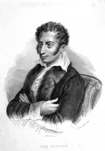 Ugo Foscolo (1778 - 1827), italienischer Dichter und Romanautor