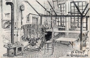 Ein Canut du Gourguillon (Lyon) im Jahr 1893 (Stich in „Le Progres illustrious“ von 1895) von Unknown artist