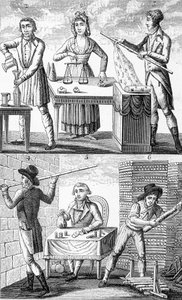 Verwendung neuer Gewichte und Maße im Jahr 1795