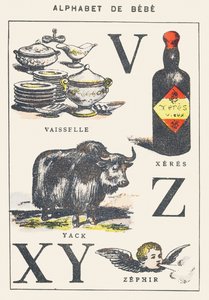 V X Y Z: Geschirr, Xeres, Yak, Zephir