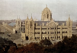 Victoria Station in Mumbai, Ende 19. Jahrhundert