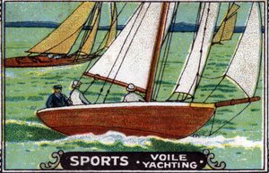 Wassersport: Segeln. von Unknown Artist