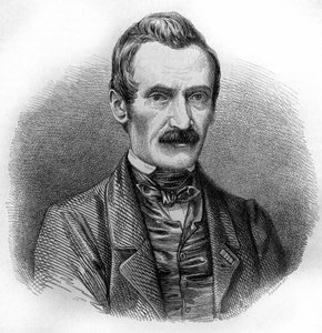 Porträt von Alexandre Calame. Schweizer Maler und Graveur (Vevey)