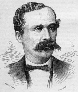 Porträt von Doktor Gustave Nachtigal, deutscher Arzt des 19. Jahrhunderts