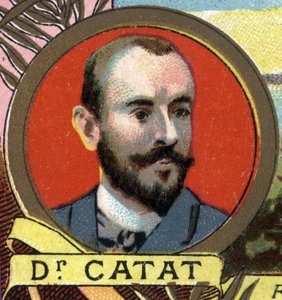 Porträt von Doktor Louis Catat, französischer Entdecker des 19. Jahrhunderts