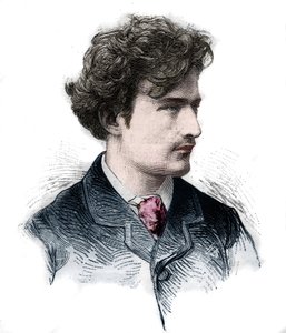 Porträt von Ignacy (Ignace) Paderewski (1860-1941), Pianist, Komponist, Politiker und polnischer Diplomat. Gravur von 1889