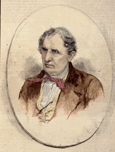 Porträt von James Fenimore Cooper, amerikanischer Schriftsteller von Unknown artist