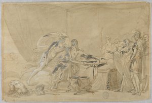 Zeichnung, Tod des Meleager oder eines Helden, 16.–19. Jahrhundert von Unknown artistUnknown artist