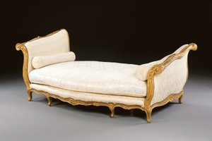 Ein Louis XV Ruhebett, Mitte des 18. Jahrhunderts
